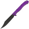Складной нож Daggerr Toothpick DL blackwash сталь 8Cr14MoV рукоять Purple FRN