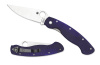 Складной нож Spyderco Military 36GPDBL c клинком из стали CPM-S110V, рукоять G10