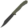 Складной нож Daggerr Toothpick DL blackwash сталь 8Cr14MoV, рукоять Olive FRN