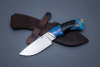 Нож Разделочный M390 мельхиор, гибрид кап клена