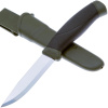 Нож Morakniv Companion MG (S), нержавеющая сталь, цвет хаки, 11827