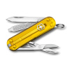 Нож-брелок Victorinox Classic, 58 мм, 7 функ, синий полупрозрачный