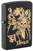 Зажигалка ZIPPO Skull Design с покрытием Black Matte, латунь/сталь, черная 38x13x57 мм
