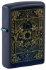 Зажигалка ZIPPO Elements Design с покрытием Navy Matte, латунь/сталь, синяя, матовая, 38x13x57 мм