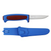 Нож Morakniv Basic 546 лимитированный 2025 нержавеющая сталь, пласт. ручка (синяя) красная вставка