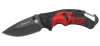 Нож складной Мастер Клинок Лепрекон красный с карабином ME04-2