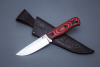 Нож Соболь Х12МФ, ц.м. рук.G10 черно-красный