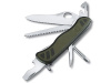 Нож Victorinox Military Green One Hand, серрейторное лезвие (0.8461.MWCH)