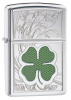 Зажигалка ZIPPO Classic с покрытием High Polish Chrome, латунь/сталь, серебристая, глянцевая, 38x13x