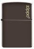 Зажигалка ZIPPO Logo Classic Brown