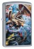 Зажигалка ZIPPO Anne Stokes с покрытием Street Chrome, латунь/сталь, серебристая, 38x13x57 мм.